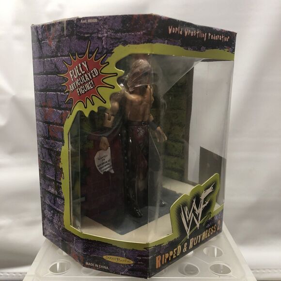 VTG 1998 WWF Shawn Michaels Ripped & Ruthless 2 HBK Jakks Action Figure NIP WWE - Picture 3 of 11